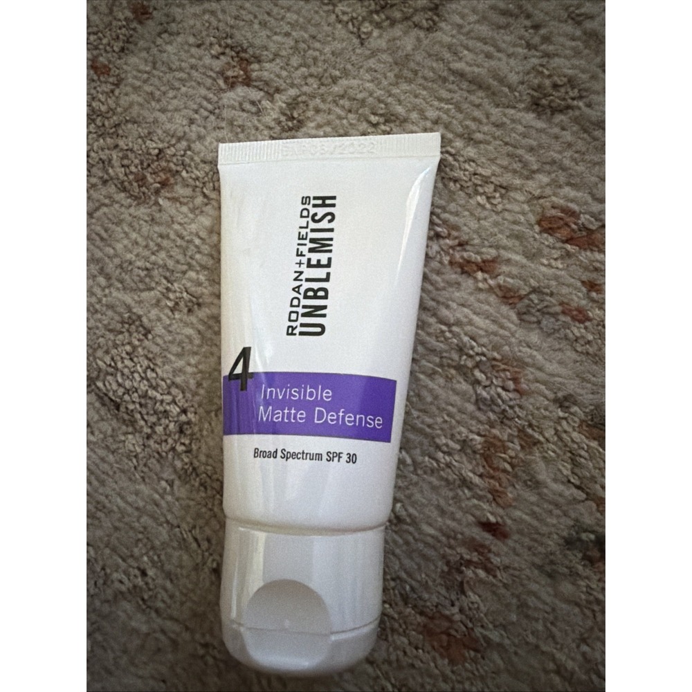Rodan + Fields Unblemish Step 4 INVISIBLE MATTE DEFENSE SPF 30 1oz '22 Sealed